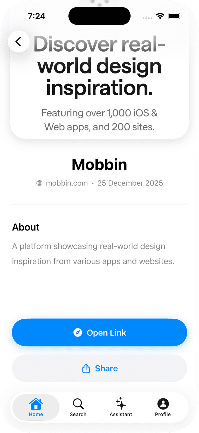 InspoFlow screen